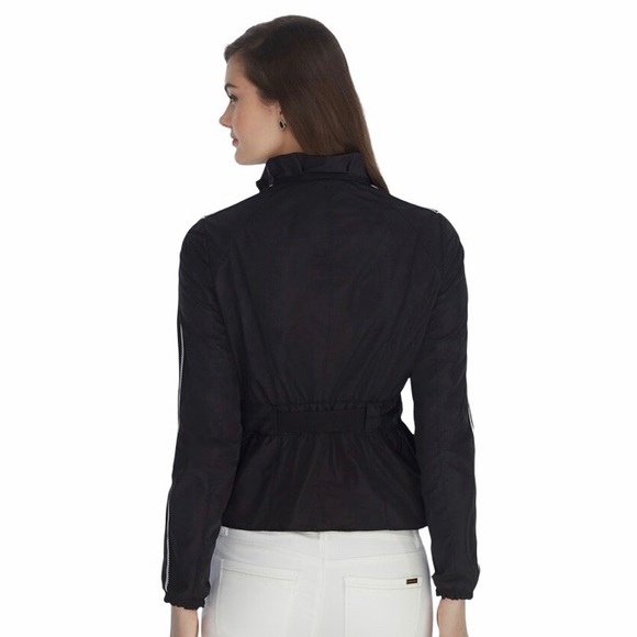 White House Black Market Sporty Tech Jacket Sz 8 - Picture 3 of 3